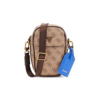 Guess Hombre Mini Bandolera Milano Crossbody Micro Beige/Marrón