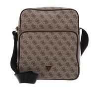 Guess Vezzola Smart 4G-Logo, Bolsa de Hombro Men's, Beige/Brown, 25x30x7 cm