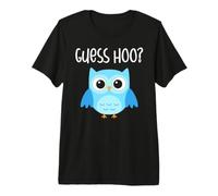 Guess Hoo Lechuza Búho De La Mirada Camiseta Premium