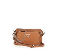 GUESS bolsa para cadáveres cruz Noelle Double Pouch Crossbody Light Cognac
