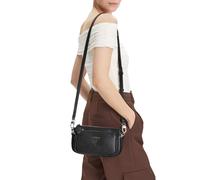 Guess Noelle Bolso de hombro negro, imitación de cuero, mujer