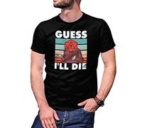 Guess I Die Dice Digital D20 Die Guess Die Camiseta De Hombre Negra Size XL