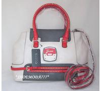 Guess Iiii Bolso Monedero Cartera Sac Blanco Piedra Múltiple Vaquero Nuevo