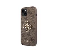 Guess iPhone 14 Plus Funda PU 4G Grande, Marrón