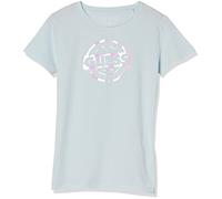 Guess Iridescent Logo Organic Stretch Jersey T-Shirt Camiseta, Celestite, 14 años para Niñas