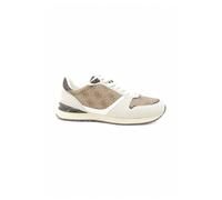 GUESS Island, Sneaker Hombre, Blanco y Beige, 43 EU