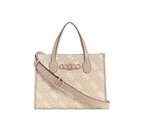 GUESS Izzy Double Compartment Tote, Bolsa de Mujeres, Logo de Arena, Talla única