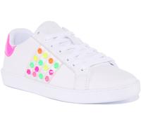 Guess Jacobb Zapatillas De Mujer Con Cordones Y Tachuelas En Nude UK 3 - 8