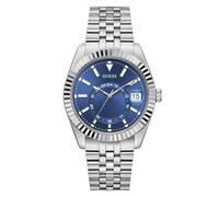 Guess Jaden GW0977G1 - Reloj de Pulsera para Hombre (Acero Inoxidable, 42 mm, Correa de Acero Inoxidable, 3 Bares), Color Plateado