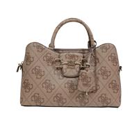Guess Bolso bandolera Janie Logo Girlfriend Satchel Latte marrón claro