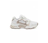 GUESS JCR6ELE Gold White Bianco Scarpe Sneakers Donna Lacci 40