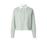 GUESS JEANS Blusa verde pastel / blanco M verde pastel / blanco