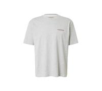 GUESS JEANS Camiseta 'American Tradition' gris moteado / granadina / negro M gris moteado / granadina / negro