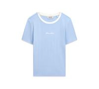 GUESS JEANS Camiseta azul cielo / blanco XS azul cielo / blanco