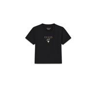 GUESS JEANS Camiseta 'BABY BAKER' marrón / negro / blanco XS marrón / negro / blanco