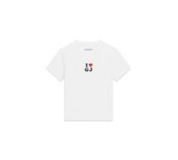 GUESS JEANS Camiseta 'I LOVE GJ' rojo vivo / negro / blanco M rojo vivo / negro / blanco