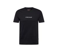 GUESS JEANS Camiseta negro / blanco L negro / blanco