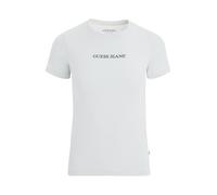 GUESS JEANS T-SHIRT MANICHE CORTE DONNA BIANCO