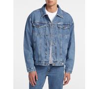 Guess Jeans Cazadora vaquera oversize. Azul índigo S