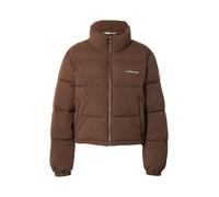 GUESS JEANS Chaqueta de invierno marrón / blanco XL marrón / blanco