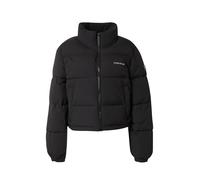 GUESS JEANS Chaqueta de invierno negro / blanco XL negro / blanco