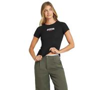 GUESS Jeans Slim Rib Emb Short Sleeve T-Shirt L