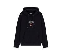 GUESS JEANS Sudadera 'BAKER' rojo / negro / blanco M rojo / negro / blanco