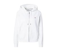 GUESS JEANS Sudadera con cremallera blanco, Talla L