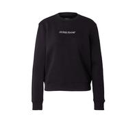 GUESS JEANS Sudadera negro / blanco L negro / blanco