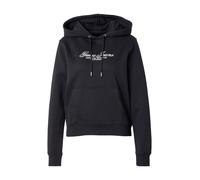 GUESS JEANS Sudadera negro / blanco, Talla XS