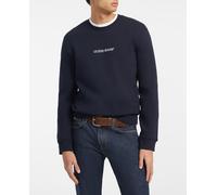 Guess Jeans Sudadera sin capucha. Azul marino XL