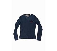 GUESS JEANS T-SHIRT MANICHE LUNGHE DONNA BLU