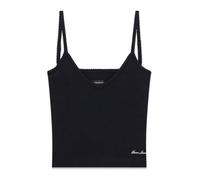 GUESS JEANS Top negro / blanco L negro / blanco