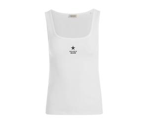 GUESS JEANS Top negro / blanco L negro / blanco