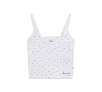 GUESS JEANS Top 'POINTELLE' amarillo / caqui / coral / blanco S amarillo / caqui / coral / blanco