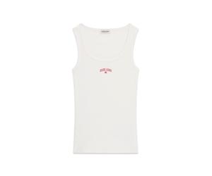 GUESS JEANS Top rosa / blanco XL rosa / blanco