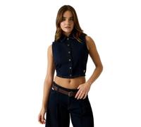 GUESS Jeans W6GHZ9D7971 Cropped Short Sleeve T-Shirt L