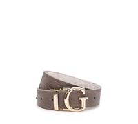 GUESS Jena Adjustable And Reversible Pant Belt W85 Dark Taupe Multi - recortable