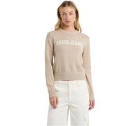 GUESS Jersey de cuello redondo Gj J Intarsia W4BR10Z3HM1, marrón oscuro, XS