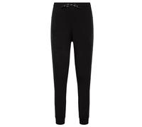 Guess- Joggers Casual Chic con Rayas de Logo- Trousers- Mujer- Negro- S- Joggers Casual Chic con Rayas de Logo