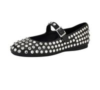 GUESS Kalidal, Zapatos Planos Mary Jane Mujer, Negro 001, 35 EU