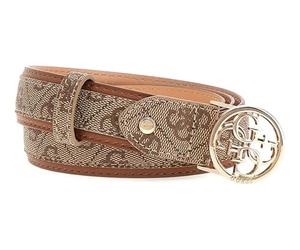 GUESS Kerima Adjustable Pant Belt H30 W85 Latte Logo - recortable
