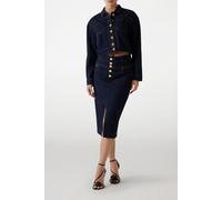 GUESS Kylie Pencil Denim S Rinse Talla: 36 | Faldas Midi Outlet | Mujer | Azul