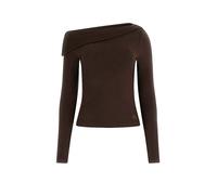 GUESS Langarmshirt DAMIANA marrón | XS