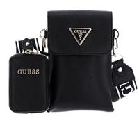 GUESS Latona Flap Chit Chat Phone Bag Black