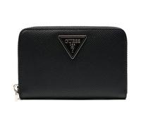 Guess Laurel II - Cartera Mediana con Cremallera Alrededor para Mujer, Color Negro, Talla única