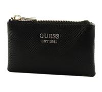 GUESS Laurel - Cartera con Cremallera para Mujer, Talla única, Black, Talla estándar, Cartera Laurel con Cremallera