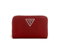 Guess Laurel II - Cartera Mediana con Cremallera Alrededor para Mujer, Granate, Talla única