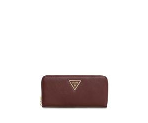 Guess Laurel II - Cartera Mujer Grande con Cremallera | Cierre Zip Around, Compartimentos para Tarjetas, Billetes y Monedas, Accesorio Refinado para Mujer