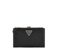 Guess Cartera Laurel II – Organizador doble cremallera – 18,5 cm Negro